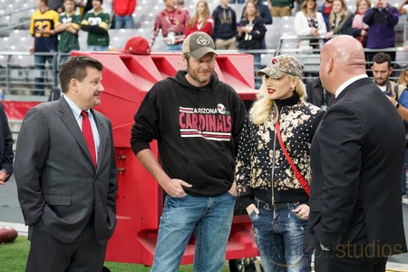 Gwen Stefani, Blake Shelton, Michael Bidwill, and Steve Keim in All or Nothing: A Season with the Arizona Cardinals (201