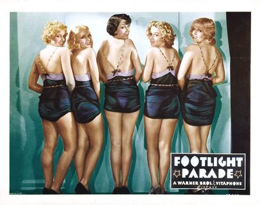 Claudia Drake, Marlo Dwyer, Patsy Farnum, Patricia Farr, and Pat Fara in Footlight Parade (1933)