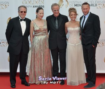 Rene Balcer, Carolyn Hsu, Christopher Lambert and other Jury members at Monte Carlo TV Festival 2013