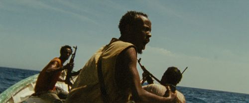 Faysal Ahmed and Barkhad Abdi in Captain Phillips (2013)