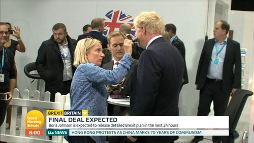 Boris Johnson and Dan Walker in Good Morning Britain: Episode dated 1 October 2019 (2019)
