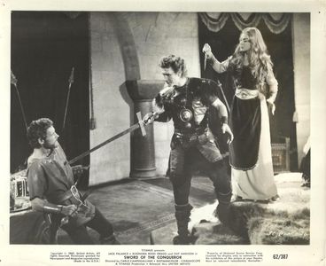 Jack Palance, Guy Madison, and Eleonora Rossi Drago in Sword of the Conqueror (1961)