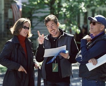 Executive producer Kathleen Kennedy (left) and producers Sam Mercer (center) and Frank Marshall (right) - the producing 