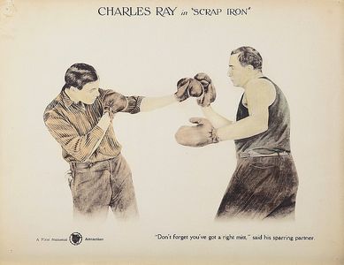 Claude Berkeley and Charles Ray in Scrap Iron (1921)