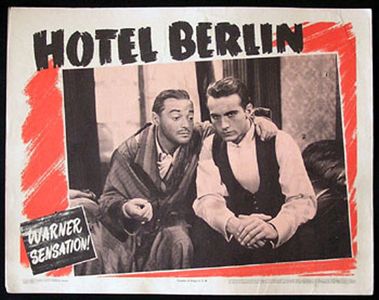 Peter Lorre and Helmut Dantine in Hotel Berlin (1945)