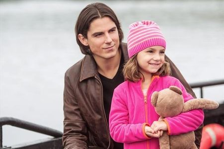Sean Faris, Josie Gallina, and Lucy Gallina in Christmas with Holly (2012)