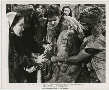 Olive Deering, Curtis Loys Jackson Jr., and Francis McDonald in Samson and Delilah (1949)
