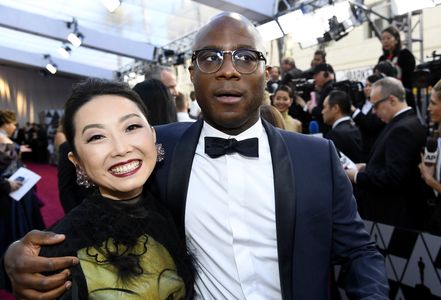 Barry Jenkins and Lulu Wang at an event for The Oscars (2019)