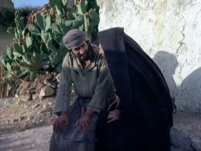 Regina Bianchi and Yorgo Voyagis in Jesus of Nazareth (1977)