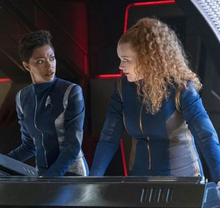 Sonequa Martin-Green and Mary Wiseman in Star Trek: Discovery: Terra Firma, Part 1 (2020)