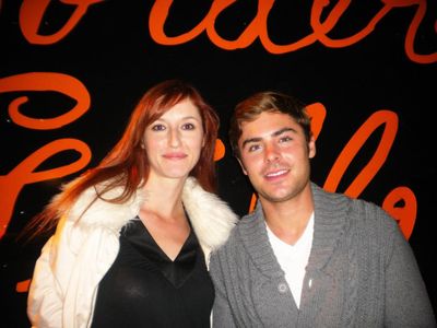 Linda Paice and Zac Efron at Fox for Chronicle