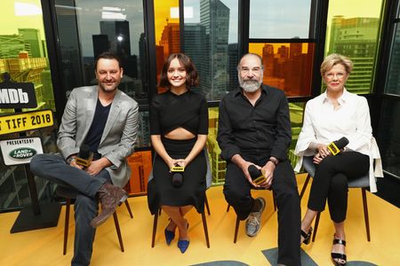 Annette Bening, Mandy Patinkin, Dan Fogelman, and Olivia Cooke at an event for IMDb at Toronto International Film Festiv