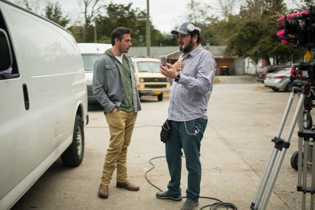 Zach Rose with Director Julio Saldarriaga filming Ripple in the Water (2019)