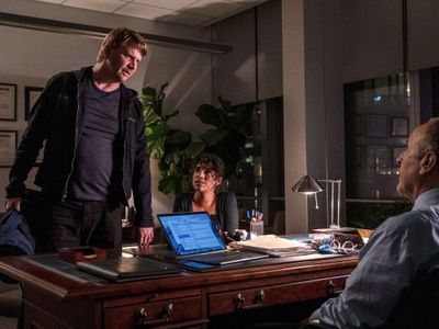Dash Mihok, Adam Heller, and Diany Rodriguez in Ray Donovan: An Irish Lullaby (2019)