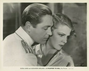 Alexander Kirkland and Elissa Landi in A Passport to Hell (1932)