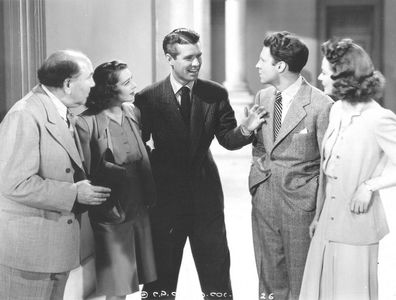 Harriet Nelson, Charles Judels, Ruby Keeler, Ozzie Nelson, and Gordon Oliver in Sweetheart of the Campus (1941)