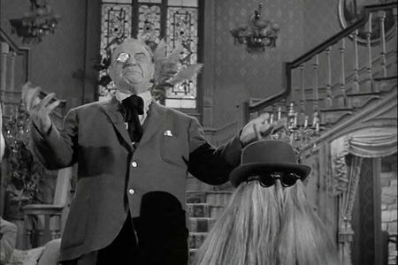 Sig Ruman and Felix Silla in The Addams Family (1964)