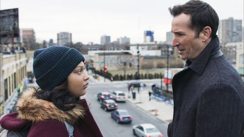Noah Wyle and Aliyah Royale in The Red Line (2019)