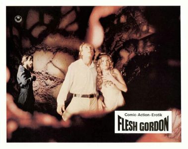 Suzanne Fields, Joseph Hudgins, and Jason Williams in Flesh Gordon (1974)