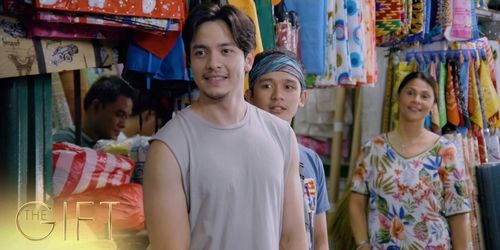 Cheska Diaz, Alden Richards, and Mikoy Morales in The Gift (2019)