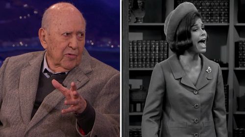 Mary Tyler Moore and Carl Reiner in Conan (2010)