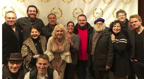 Cast and crew of Pentimento at 2018 NYCIFF