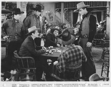 Morris Ankrum, Silver Tip Baker, Jess Cavin, Donald Curtis, Bruce Mitchell, Dennis Moore, and Wen Wright in Pirates on H