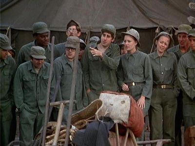 Roy Goldman, Jeff Maxwell, Dennis Troy, and Sheila Lauritsen in M*A*S*H (1972)