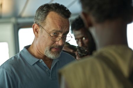 Tom Hanks and Mahat M. Ali in Captain Phillips (2013)