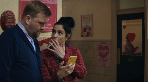 Sarah Silverman and Stephen Wallem in Marry Me (2022)