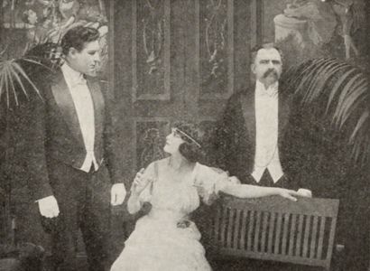 George Periolat and Vivian Rich in The Counterfeit Earl (1916)