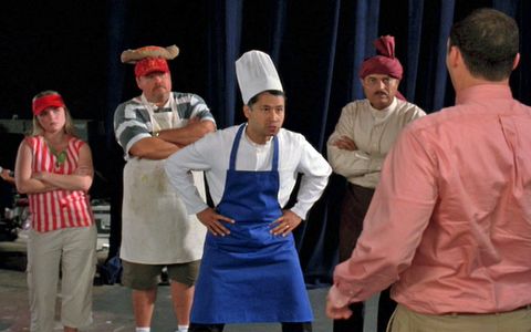 Tony Hale and Eric Esteban in Larry the Cable Guy: Health Inspector (2006)