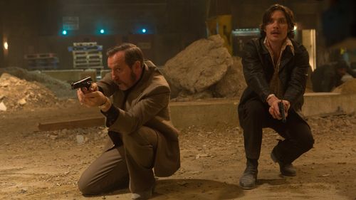 Cillian Murphy and Michael Smiley in Free Fire (2016)