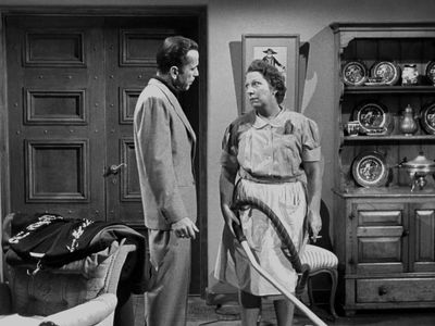 Humphrey Bogart and Ruth Warren in In a Lonely Place (1950)