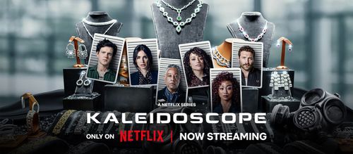 Giancarlo Esposito, Paz Vega, Jai Courtney, Rosaline Elbay, Peter Mark Kendall, and Tati Gabrielle in Kaleidoscope (2023