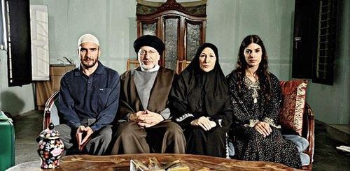 Makram Khoury, Ahuva Keren, Assi Cohen, and Hadar Ratzon Rotem in Hatufim (2009)