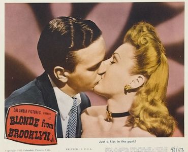Bob Haymes and Lynn Merrick in Blonde from Brooklyn (1945)