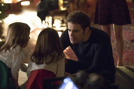 Paul Wesley, Lily Rose Smith, and Tierney Smith in The Vampire Diaries (2009)