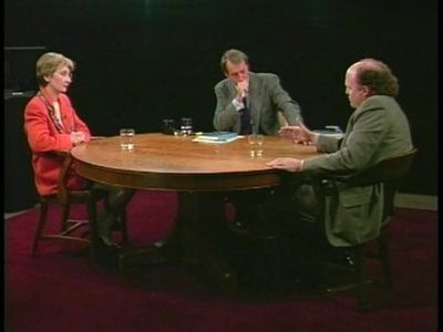Charlie Rose, Jim Cramer, and Gail Dudack in Charlie Rose (1991)