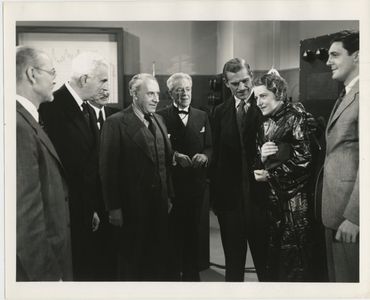 Boris Karloff, Lester Allen, Wheaton Chambers, Richard Fiske, Erwin Kalser, Eddie Kane, and Shirley Warde in The Devil C