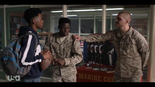 Adrian Walters, Chris Zylka, and Antonio J. Bell, in USA's Dare Me.