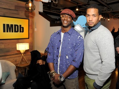 Aldis Hodge and Alano Miller at an event for The IMDb Studio at Sundance (2015)