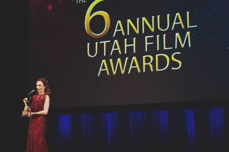 Allison Volk wins Best Actress at the Utah Film Awards
