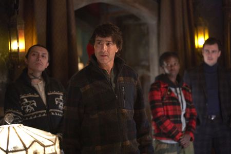 Arj Barker, Bobby Wilson, Hannan Younis, and Kelly Penner in What We Do in the Shadows (2019)
