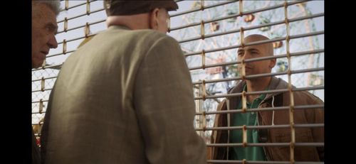 Dominic Chianese, Jack O'Connell, and Armando Acevedo in The Village (2019)