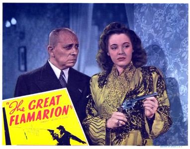 Erich von Stroheim and Mary Beth Hughes in The Great Flamarion (1945)