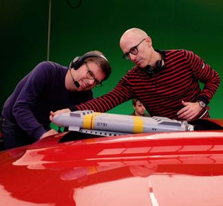 David Kerr and DoP Florian Hoffmeister discuss missile rig for Johnny English