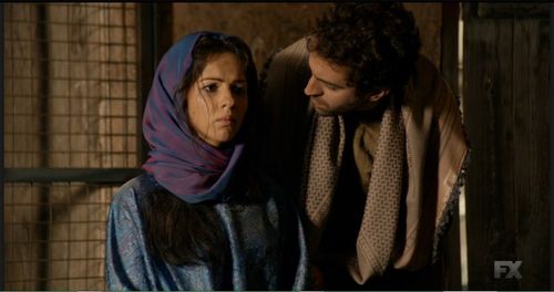 Adam El Hagar and Annet Mahendru in Tyrant (2014)