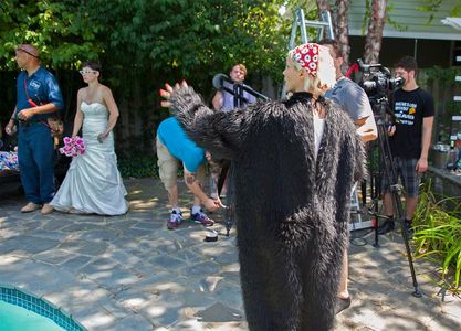 Directing & starring in the comedy short FLYING MONKEYS. Adds new meaning to shooting 