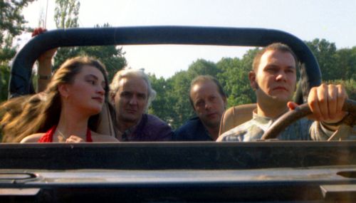 Dan Condurache, Rona Hartner, Marian Râlea, and Nicolas Masson in Semne in pustiu (1996)